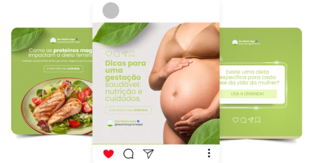 Pack Nutricionista pack de artes para nutricionista e saúde