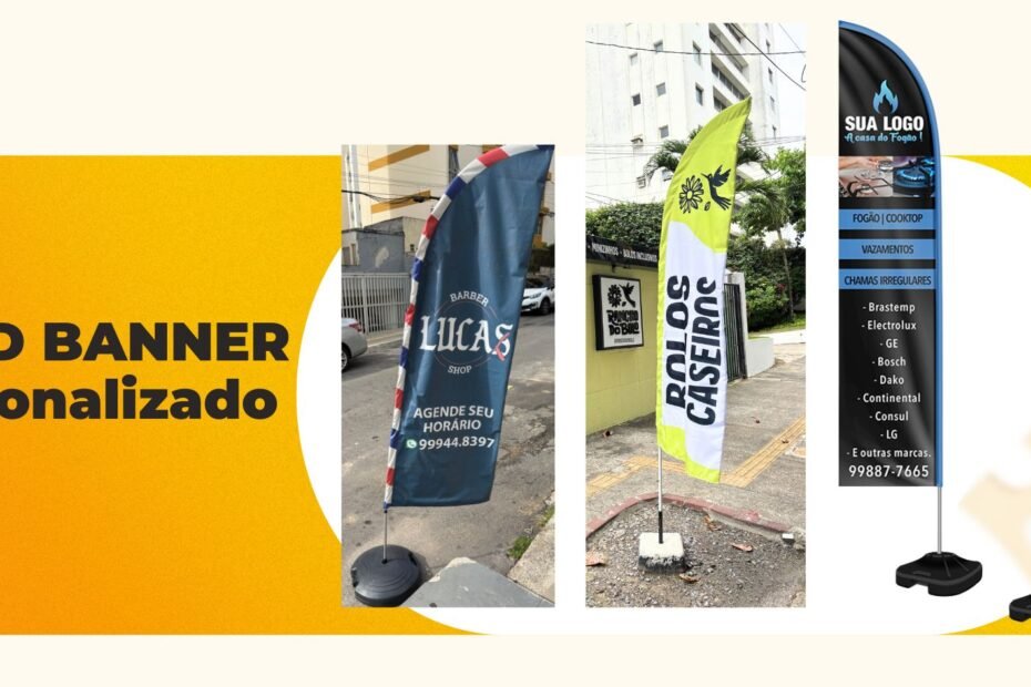wind banner personalizado banner de rua